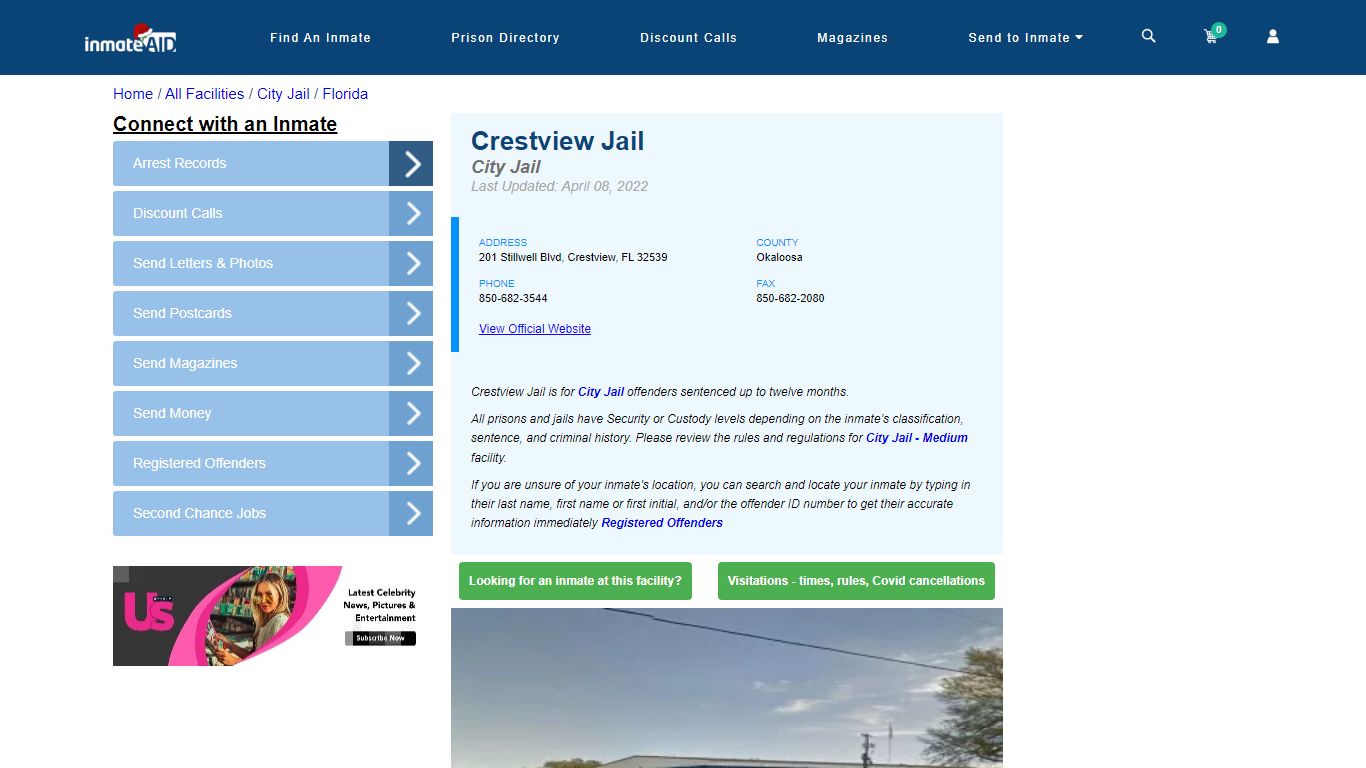 Crestview Jail | Inmate Locator